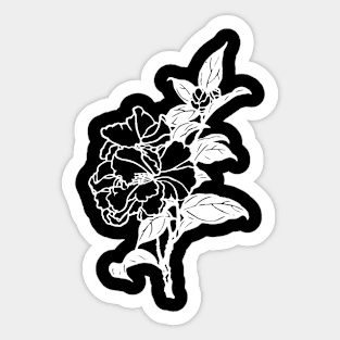 Flower print Sticker